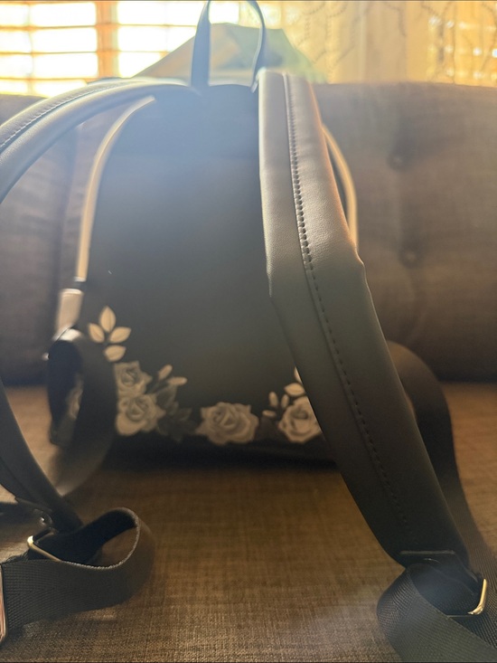 Disney Cream and Black Princess Cameo Mini Backpack